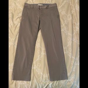 Banana Republic cotton crop pant, Gray Size 0
